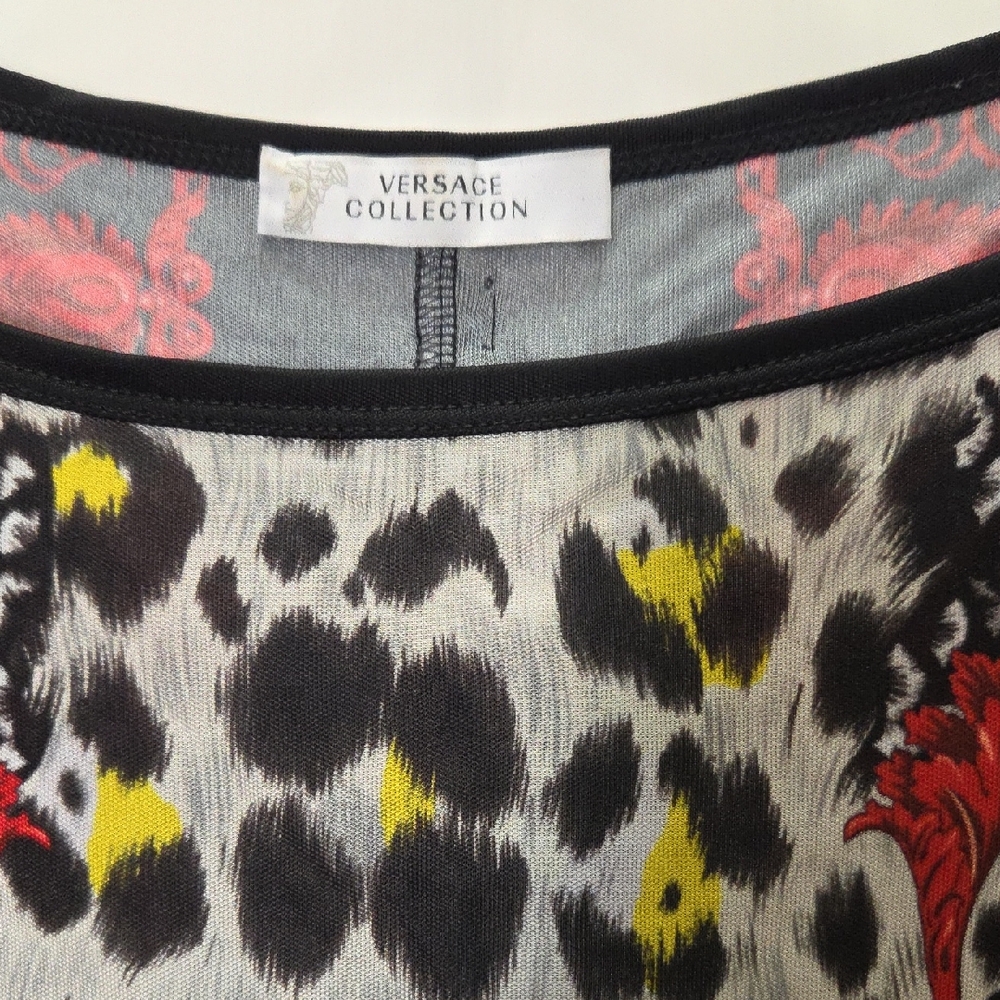 Versace Vibrant Multicolor Top